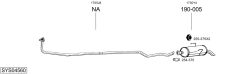 BOSAL SYS04560 — Sistem de evacuare complet
