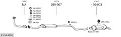 BOSAL SYS04563 — Sistem de evacuare complet