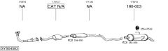 BOSAL SYS04583 — Sistem de evacuare complet