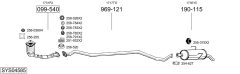 BOSAL SYS04585 — Sistem de evacuare complet