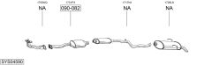 BOSAL SYS04590 — Sistem de evacuare complet