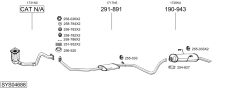 BOSAL SYS04688 — Выхлопная система в сборе