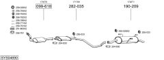 BOSAL SYS04690 — Выхлопная система в сборе