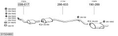 BOSAL SYS04860 — Sistem de evacuare complet