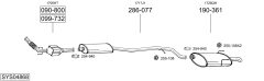 BOSAL SYS04868 — Sistem de evacuare complet