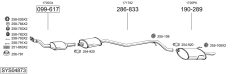 BOSAL SYS04873 — Sistem de evacuare complet