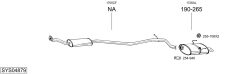 BOSAL SYS04879 — Sistem de evacuare complet