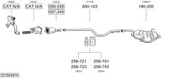 BOSAL SYS04974 — Sistem de evacuare complet