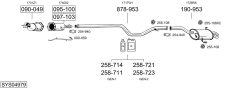 BOSAL SYS04979 — Sistem de evacuare complet