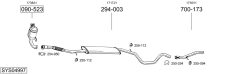 BOSAL SYS04997 — Выхлопная система в сборе
