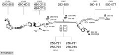 BOSAL SYS05072 — Выхлопная система в сборе