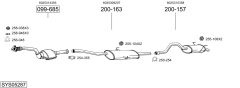 BOSAL SYS05287 — Sistem de evacuare complet