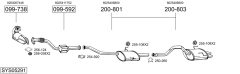 BOSAL SYS05291 — Sistem de evacuare complet