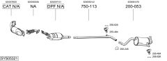 BOSAL SYS05321 — Выхлопная система в сборе