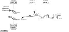BOSAL SYS05797 — Выхлопная система в сборе