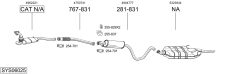 BOSAL SYS06025 — Выхлопная система в сборе