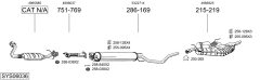 BOSAL SYS06036 — Выхлопная система в сборе