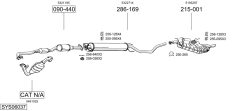 BOSAL SYS06037 — Выхлопная система в сборе