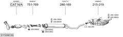 BOSAL SYS06039 — Выхлопная система в сборе