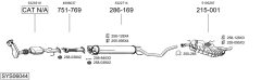 BOSAL SYS06044 — Выхлопная система в сборе