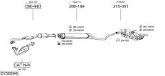 BOSAL SYS06048 — Выхлопная система в сборе