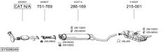 BOSAL SYS06049 — Выхлопная система в сборе