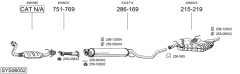 BOSAL SYS06052 — Выхлопная система в сборе