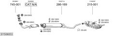 BOSAL SYS06053 — Выхлопная система в сборе
