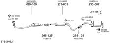 BOSAL SYS06082 — Sistem de evacuare complet
