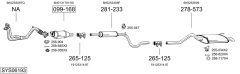 BOSAL SYS06193 — Sistem de evacuare complet