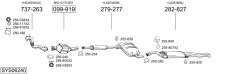BOSAL SYS06240 — Выхлопная система в сборе