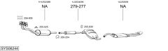 BOSAL SYS06244 — Выхлопная система в сборе