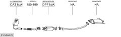 BOSAL SYS06428 — Sistem de evacuare complet