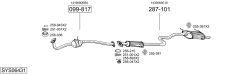BOSAL SYS06431 — Sistem de evacuare complet