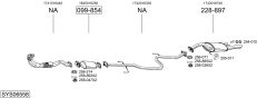 BOSAL SYS06558 — Sistem de evacuare complet