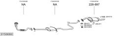 BOSAL SYS06560 — Sistem de evacuare complet