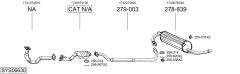 BOSAL SYS06630 — Sistem de evacuare complet