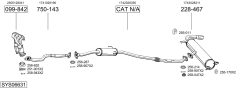 BOSAL SYS06631 — Sistem de evacuare complet