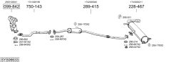 BOSAL SYS06633 — Sistem de evacuare complet