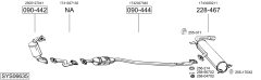 BOSAL SYS06635 — Sistem de evacuare complet