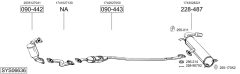 BOSAL SYS06636 — Sistem de evacuare complet