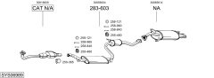 BOSAL SYS06989 — Sistem de evacuare complet