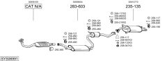 BOSAL SYS06991 — Sistem de evacuare complet