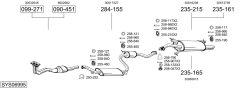 BOSAL SYS06995 — Sistem de evacuare complet