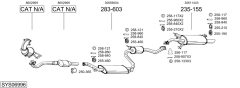 BOSAL SYS06996 — Sistem de evacuare complet