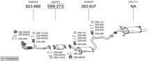 BOSAL SYS06999 — Sistem de evacuare complet