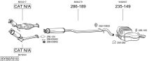 BOSAL SYS07010 — Sistem de evacuare complet
