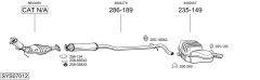 BOSAL SYS07012 — Sistem de evacuare complet