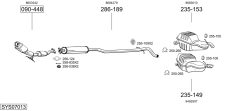 BOSAL SYS07013 — Sistem de evacuare complet