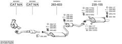BOSAL SYS07029 — Выхлопная система в сборе